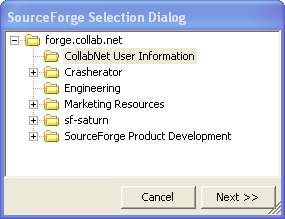 Selection Dialog